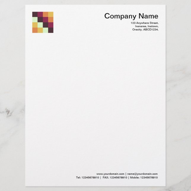 Color Squares 08 Letterhead (Front)