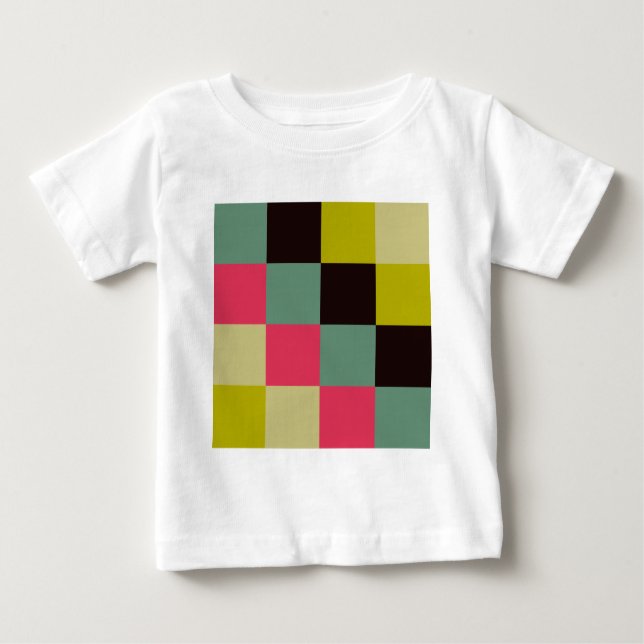 Color Squares Baby T-Shirt (Front)