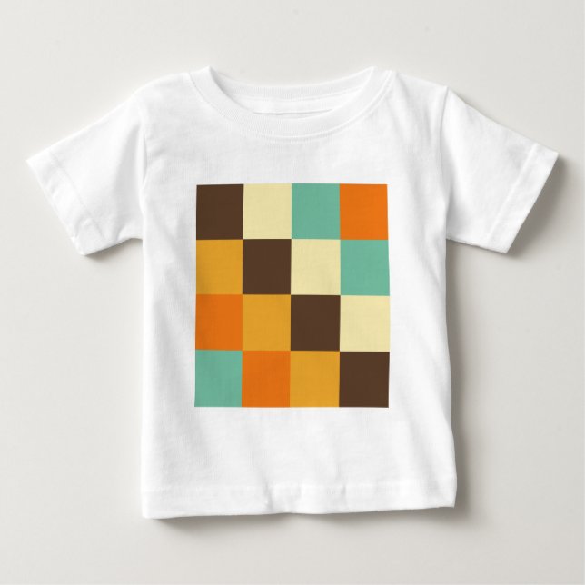 Color Squares Baby T-Shirt (Front)