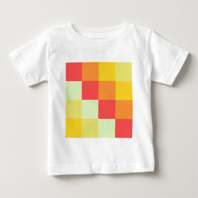 Color Squares Baby T-Shirt (Front)