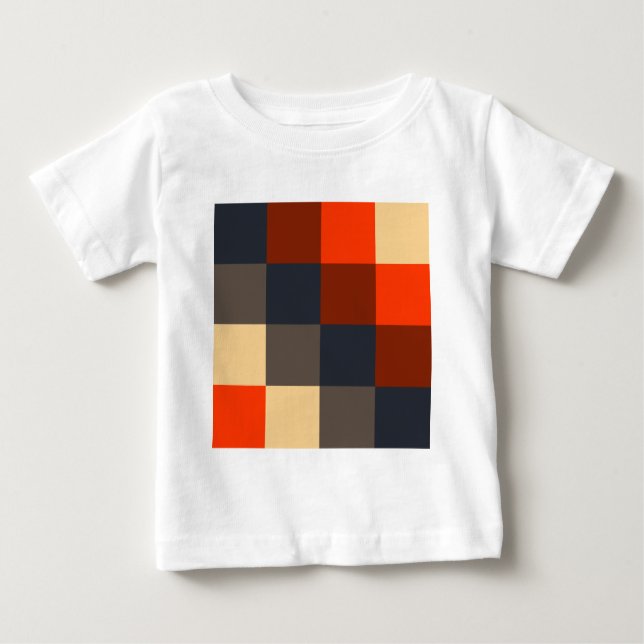 Color Squares Baby T-Shirt (Front)