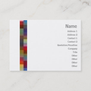 Color Squares - Chubby Business Card