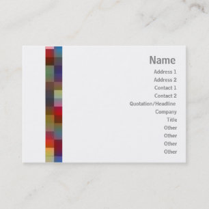 Color Squares - Chubby Business Card