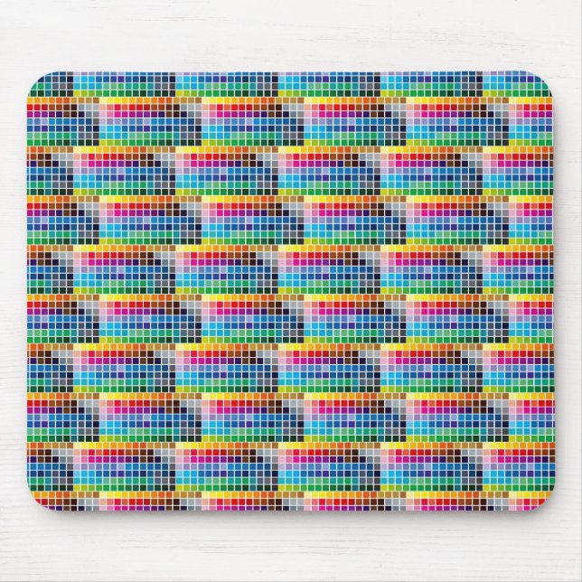 COLOR SQUARES MOUSE PAD (Front)