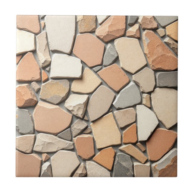 Color stone Mosaic Ceramic Tile (Front)