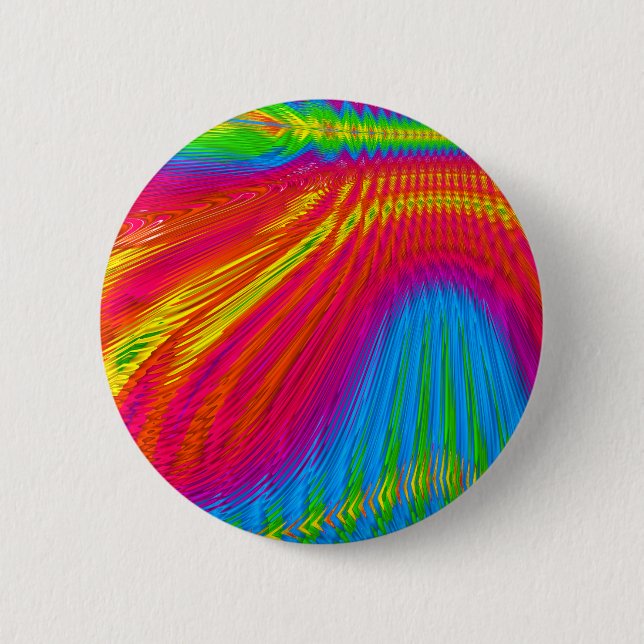 Color Streaks Pinback Button (Front)