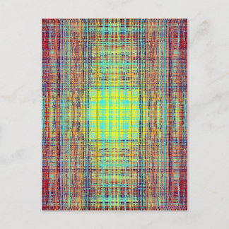 Color String Cube Postcard
