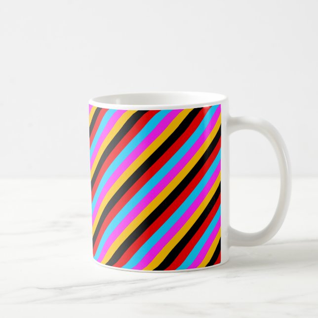 Color Stripe 01 Coffee Mug (Right)