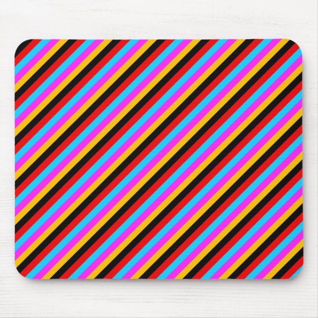 Color Stripe 01 Mouse Pad (Front)