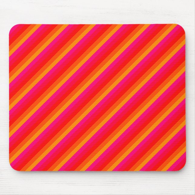 Color Stripe 04 Mouse Pad (Front)