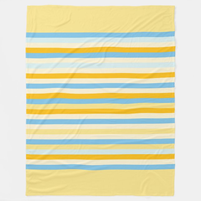 Color Striped 131214 Fleece Blanket (Front)
