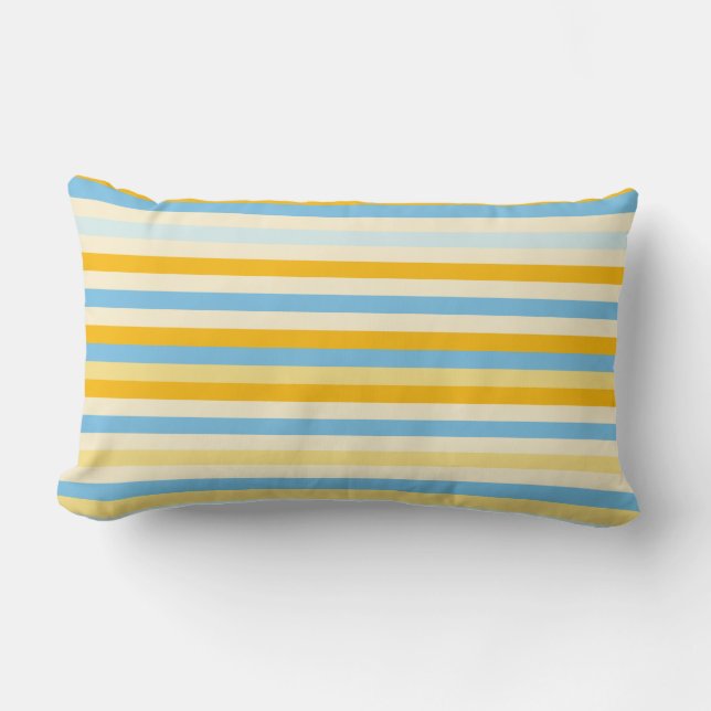 Color Striped 131214 Lumbar Pillow (Front)
