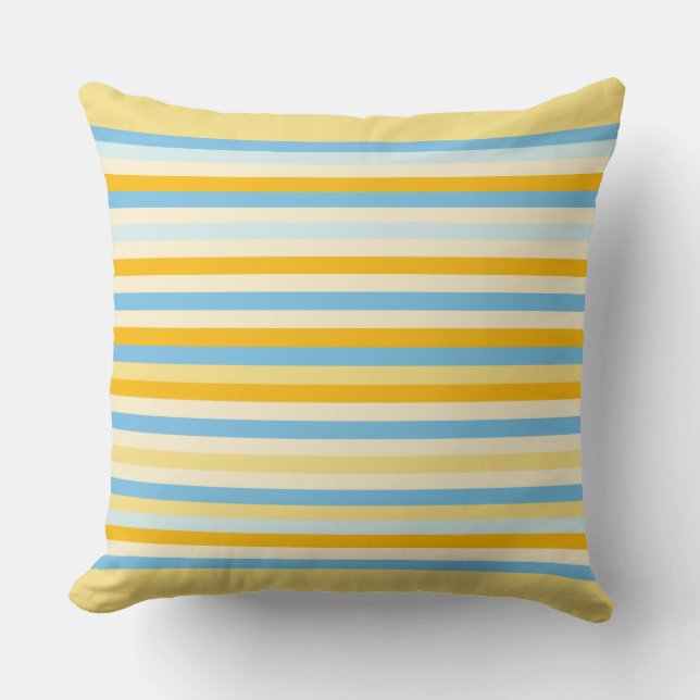 Color Striped 131214 Throw Pillow (Front)