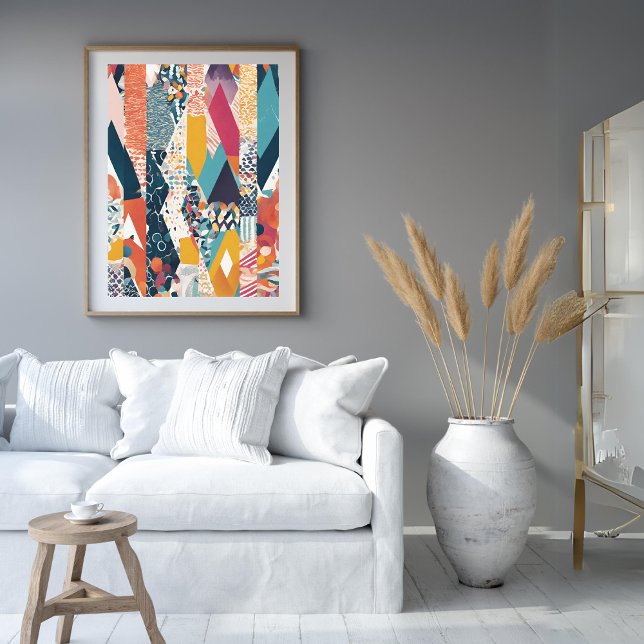 Color Stripes All-Over Print Poster  (Color Stripes All-Over Print Poster)