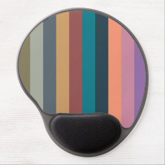 color stripes colorful pastel 001 gel mouse pad