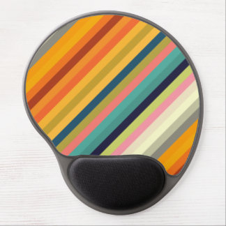 color stripes colorful pastel 002 gel mouse pad