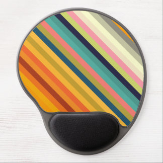 color stripes colorful pastel 002 gel mouse pad