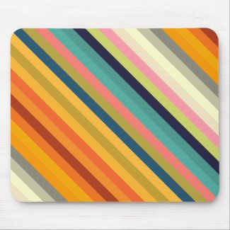 color stripes colorful pastel 002 mouse pad