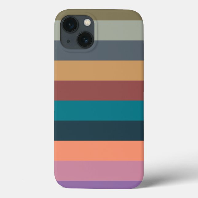 color stripes colorful pastel Case-Mate iPhone case (Back)