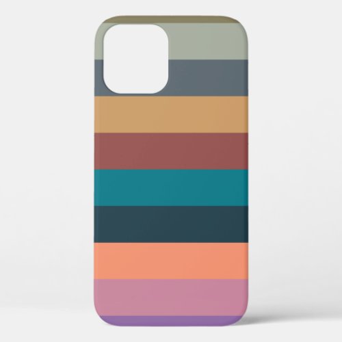 color stripes colorful pastel Case_Mate samsung ga iPhone 12 Case