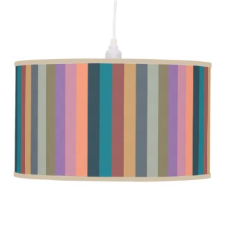 color stripes in colorful pastel ceiling lamp