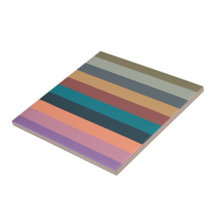 color stripes in colorful pastel ceramic tile