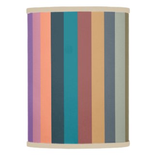 color stripes in colorful pastel lamp shade
