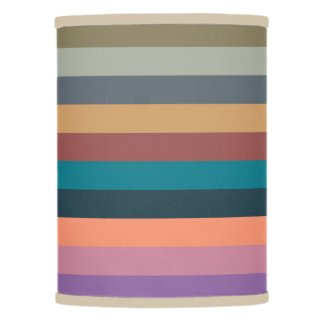 color stripes in colorful pastel lamp shade