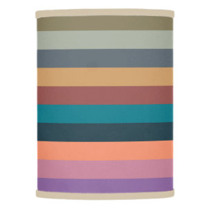 color stripes in colorful pastel lamp shade