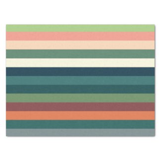 Color Stripes Pattern Tissue Paper