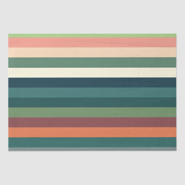 Color Stripes  Tissue Paper (Front)