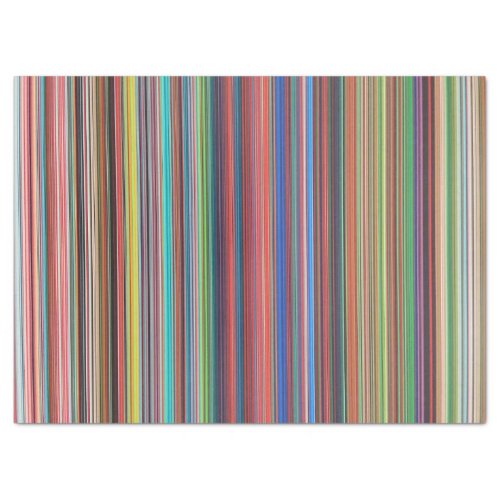 color stripes tissue paper