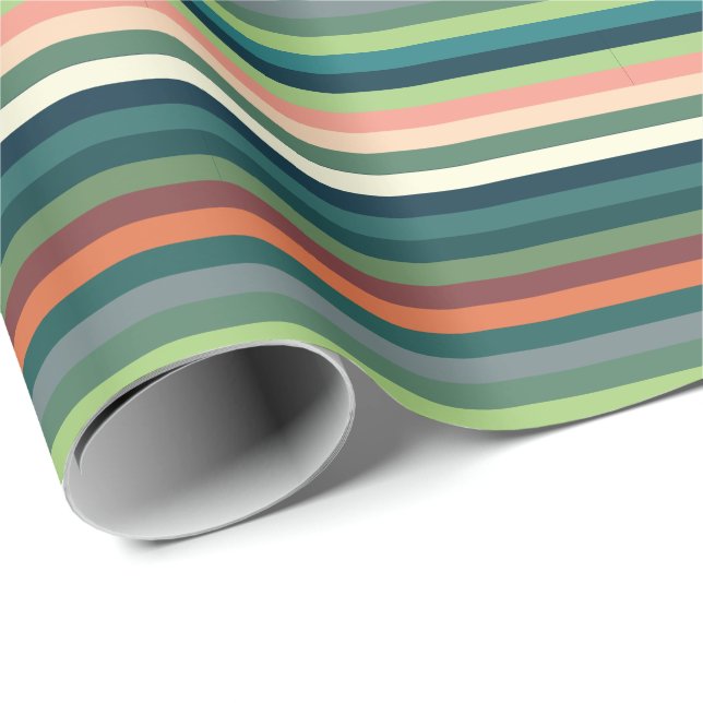 Color Stripes Wrapping Paper (Roll Corner)