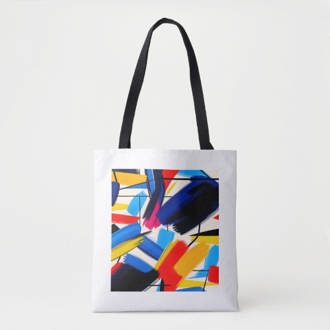 Color Stroke Tote Bag (Front)