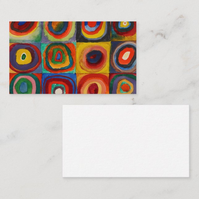 Color Study, 1913 by Wassily Kandinsky Business Card (Front/Back)