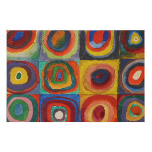 Color Study, 1913 by Wassily Kandinsky Faux Canvas Print