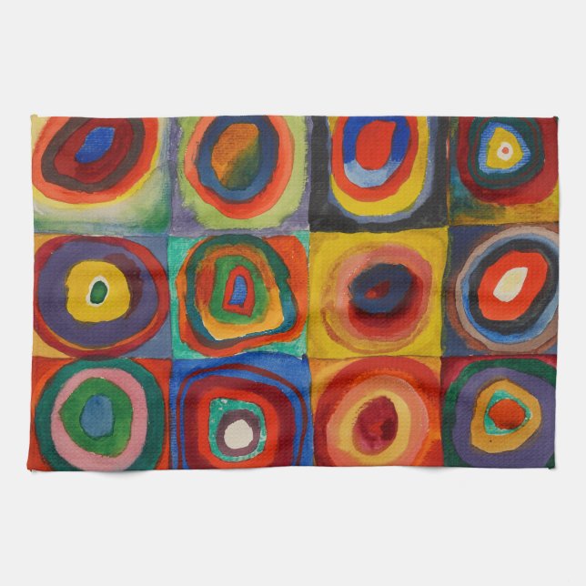Color Study, 1913 by Wassily Kandinsky Kitchen Towel (Horizontal)