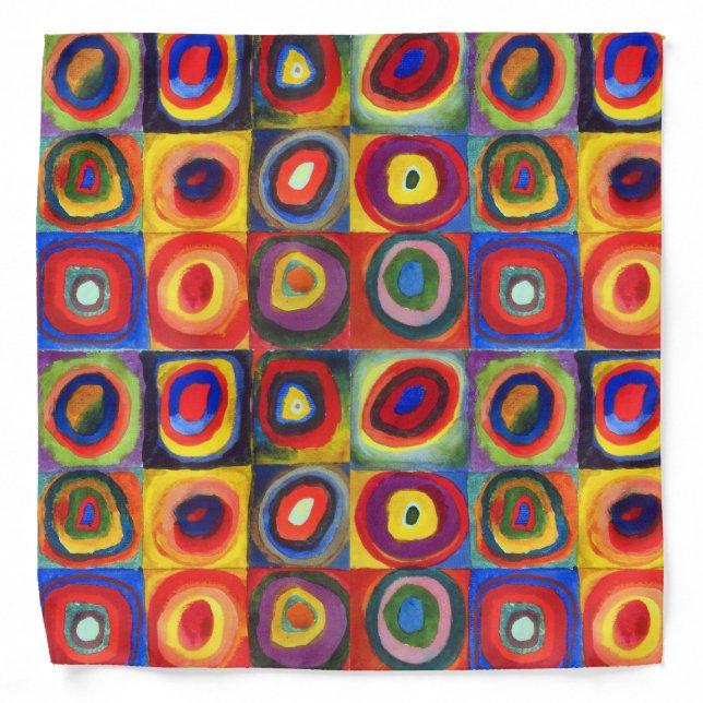 Color Study by Wassily Kandinsky Bandana (Front)
