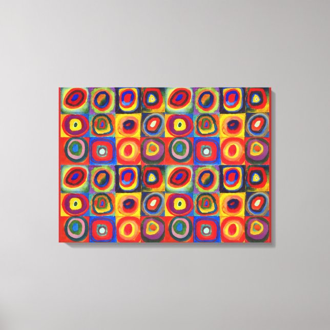 Color Study by Wassily Kandinsky Canvas Print (Front)