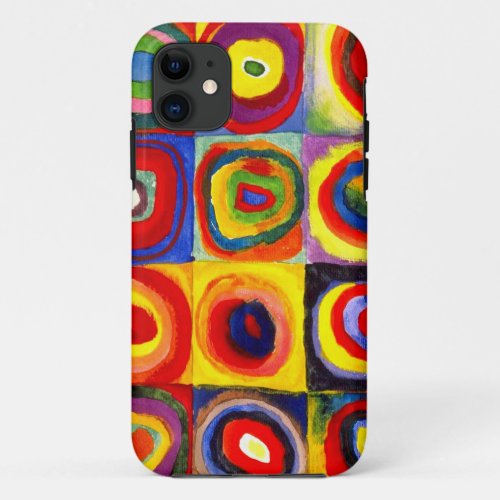 Color Study by Wassily Kandinsky iPhone 11 Case