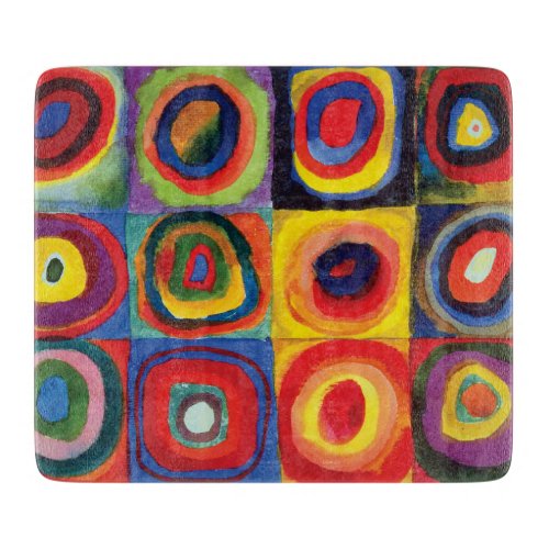 Color Study by Wassily Kandinsky Cutting Board