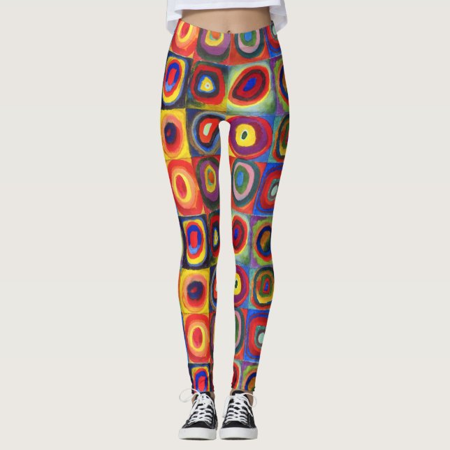 Color Study by Wassily Kandinsky Leggings (Front)