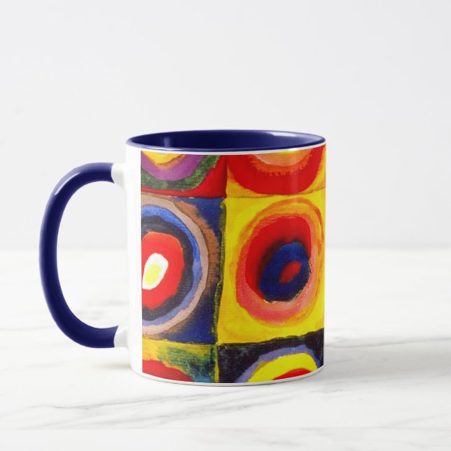Color Study by Wassily Kandinsky Mug (Left)
