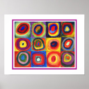 Color Study by Wassily Kandinsky Poster