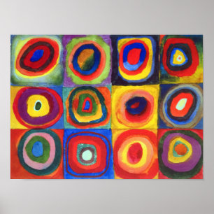 Color Study by Wassily Kandinsky Poster