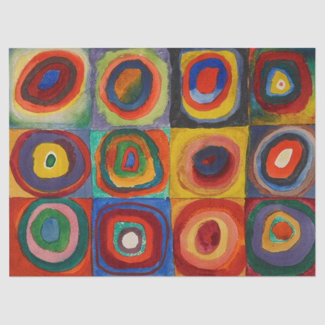 Color Study by Wassily Kandinsky Tissue Paper (Front)
