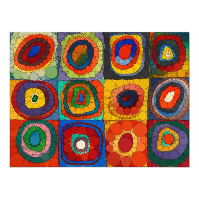 Color Study, Infinity Dots by Wassily Kandinsky Photo Print (Front)