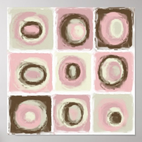 Color Study of Neapolitan Mix and Match Print