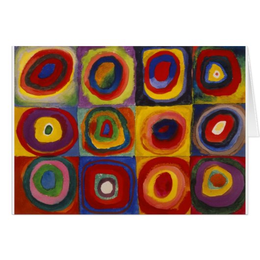 Color Study of Squares Circles (Front Horizontal)