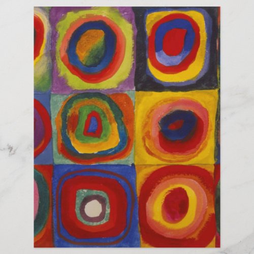 Color Study of Squares Circles by Kandinsky